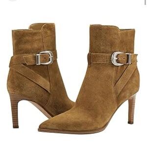 MARC FISHER LTD Pointed Toe Rafia Bootie in Natural 101 size 10 NIB